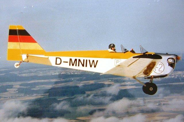 007_D-MNIW Sunrise Dallach Biplane Sunwheel Doppeldecker_So war sie mal 1988